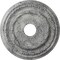 Ekena Millwork Dublin Medallion (Canopies up to 5 1/8"), 17 7/8"OD x 3 5/8"ID x 1 1/4"P, Ultra Pure White Crackle CM17DUUWC - alternate 1
